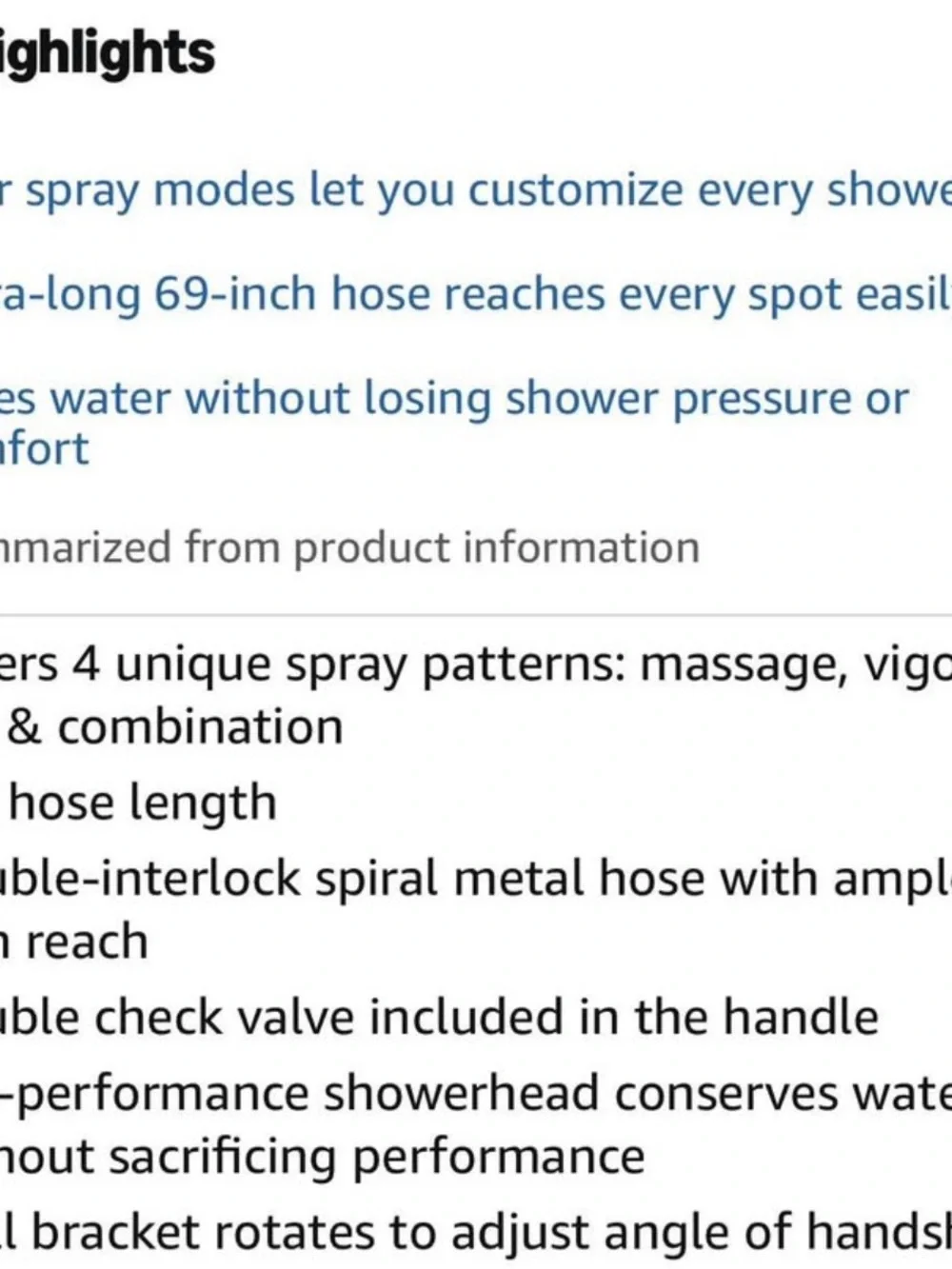 Moen 3636EPORB Oil-Rubbed Bronze Handheld Shower Head NIB
